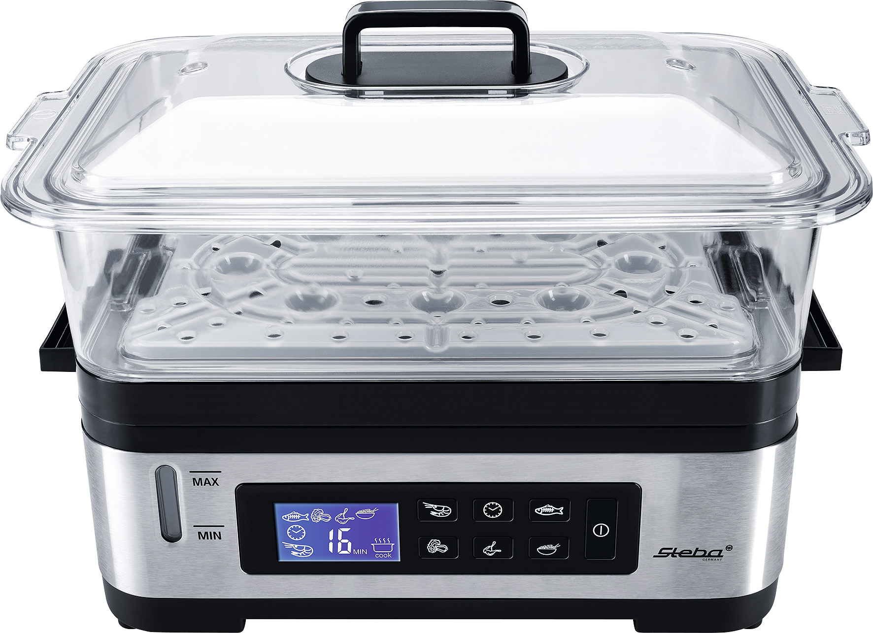 Steba Maddamper 3-6l, quick steam, 5 programmer Steba Maddamper 3-6l, quick steam, 5 programmer